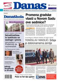 Danas - broj 5453, 3. sep 2012.
