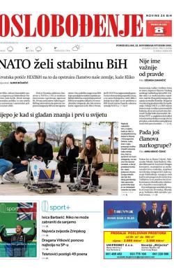Oslobođenje - broj 26846, 22. nov 2021.