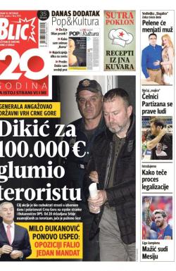 Blic - broj 7070, 18. okt 2016.
