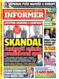 Informer - broj 1335, 16. sep 2016.