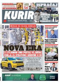 Kurir - broj 3738, 21. jul 2024.