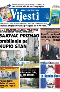 Vijesti - broj 6539, 9. jun 2016.