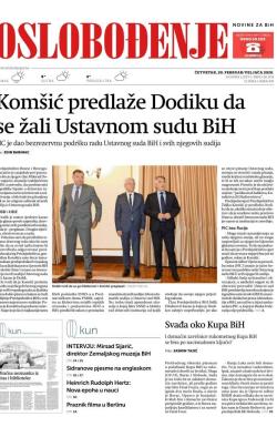 Oslobođenje - broj 26304, 20. feb 2020.