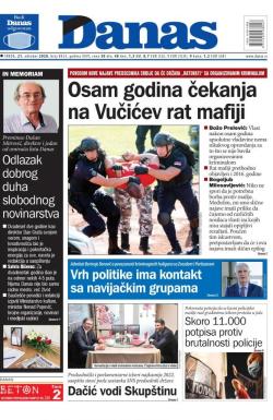 Danas - broj 8423, 21. okt 2020.