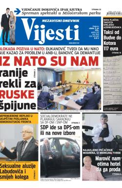 Vijesti - broj 5848, 9. jul 2014.