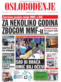 Oslobođenje - broj 24.589, 13. maj 2015.