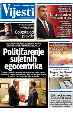 Vijesti - broj 9791, 4. avg 2025.