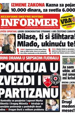 Informer - broj 215, 18. jan 2013.