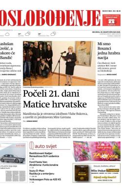 Oslobođenje - broj 25973, 20. mar 2019.
