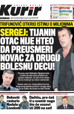 Kurir - broj 3640, 12. nov 2013.