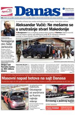 Danas - broj 6434, 12. maj 2015.