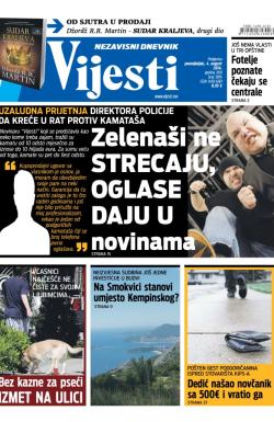 Vijesti - broj 5874, 4. avg 2014.