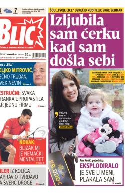 Blic - broj 6067, 30. dec 2013.