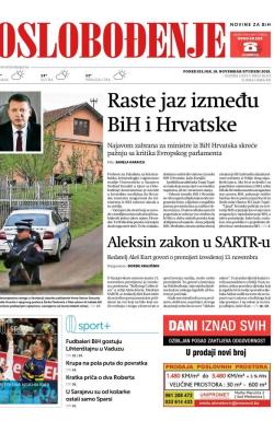 Oslobođenje - broj 26213, 18. nov 2019.