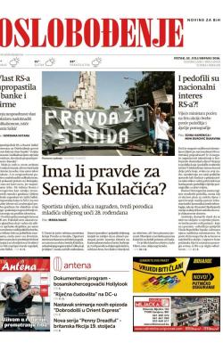 Oslobođenje - broj 25.021, 22. jul 2016.