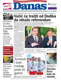 Danas - broj 6899, 19. avg 2016.