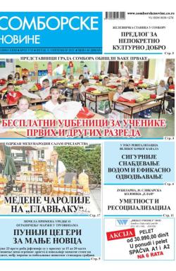Somborske novine - broj 3715, 5. sep 2025.