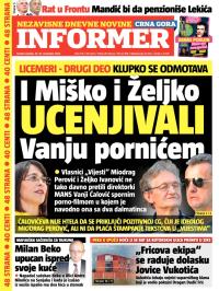 Informer CG - broj 774, 15. nov 2014.