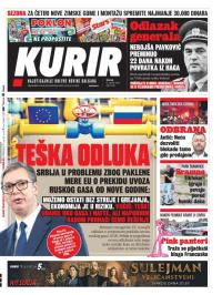 Kurir - broj 4184, 21. okt 2025.