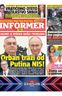 Informer - broj 4147, 29. nov 2025.