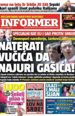 Informer - broj 1039, 30. sep 2015.