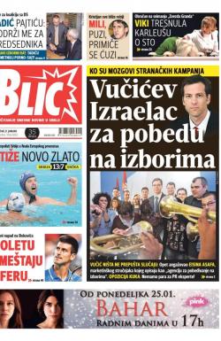 Blic - broj 6802, 21. jan 2016.