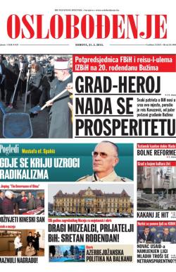Oslobođenje - broj 24.508, 21. feb 2015.