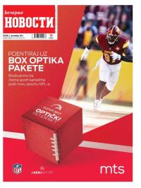 Večernje novosti - broj 4780, 8. sep 2023.
