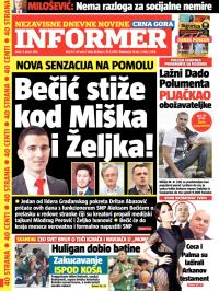 Informer CG - broj 817, 9. jan 2015.