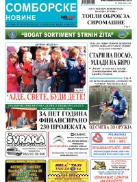 Somborske novine - broj 3094, 11. okt 2013.
