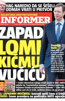 Informer - broj 885, 31. mar 2015.