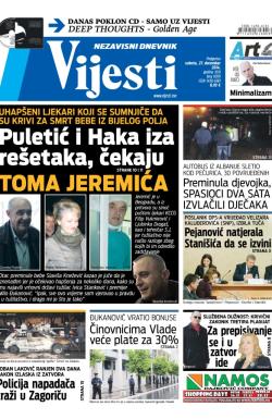 Vijesti - broj 6019, 27. dec 2014.