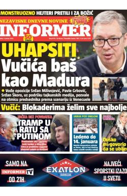Informer - broj 4178, 9. jan 2026.