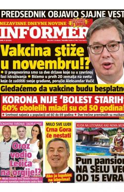 Informer - broj 2515, 31. jul 2020.