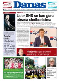 Danas - broj 7620, 10. avg 2018.