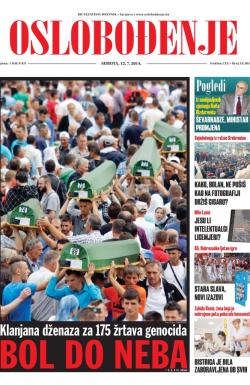 Oslobođenje - broj 24.284, 12. jul 2014.