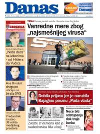 Danas - broj 8199, 11. mar 2020.