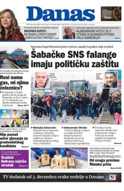 Danas - broj 8828, 30. nov 2021.