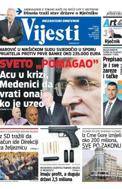 Vijesti - broj 6534, 4. jun 2016.