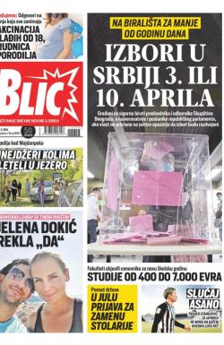Blic - broj 8685, 5. maj 2021.