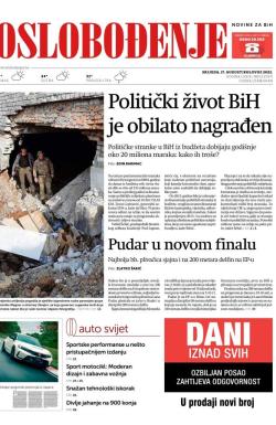 Oslobođenje - broj 27071, 17. avg 2022.