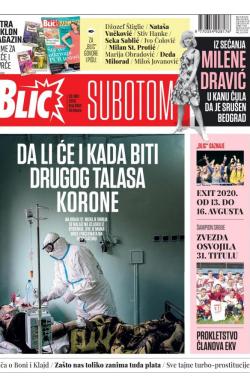 Blic - broj 8352, 30. maj 2020.