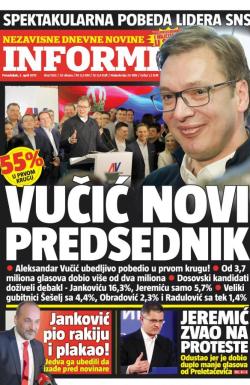 Informer - broj 1502, 3. apr 2017.