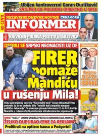 Informer CG - broj 1063, 28. okt 2015.