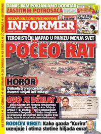 Informer - broj 1079, 16. nov 2015.