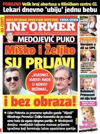 Informer CG - broj 815, 5. jan 2015.
