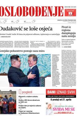 Oslobođenje - broj 25654, 28. apr 2018.