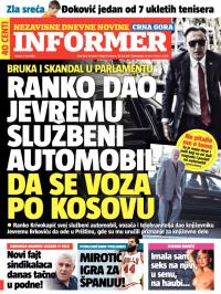 Informer CG - broj 942, 9. jun 2015.