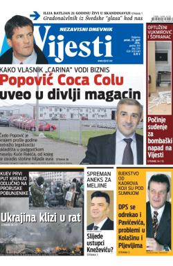 Vijesti - broj 5774, 25. apr 2014.