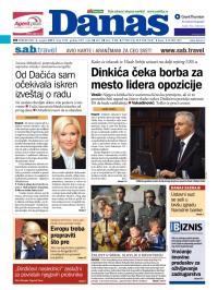 Danas - broj 5789, 5. avg 2013.
